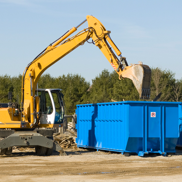 what are the rental fees for a residential dumpster in Blenheim SC